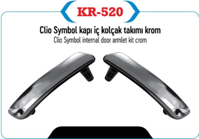 KAPI IC KOLCAK TAKIMI KROM SYMBOL