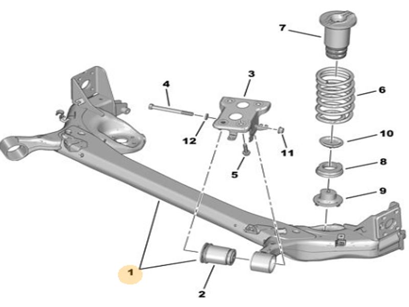ARKA DINGIL PEUGEOT BIPPER CITROEN NEMO FIAT FIORINO 