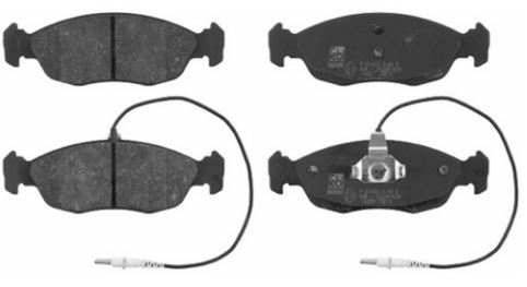 FREN BALATASI ON (131 MM) PEUGEOT P206 RENAULT KANGOO CITROEN XARA 97- (YAYLI)